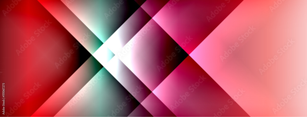 Dynamic shadow lines with gradient colors geometric background Dynamic shadow lines with gradient colors geometric background