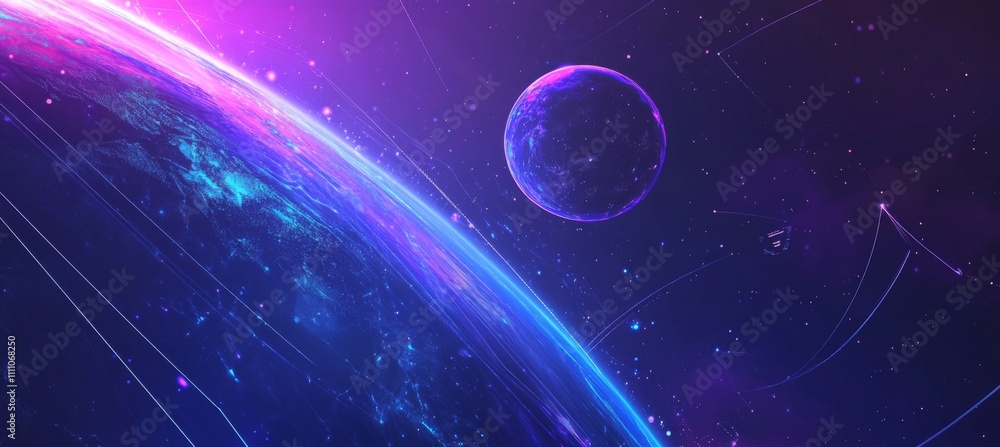 planet in space