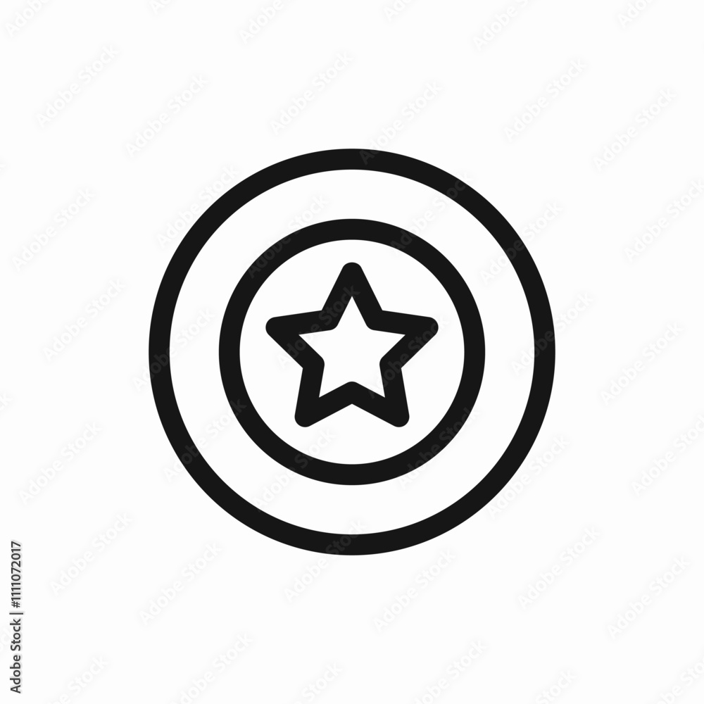 medal award star achievement icon sign vector medal award star achievement icon sign vector