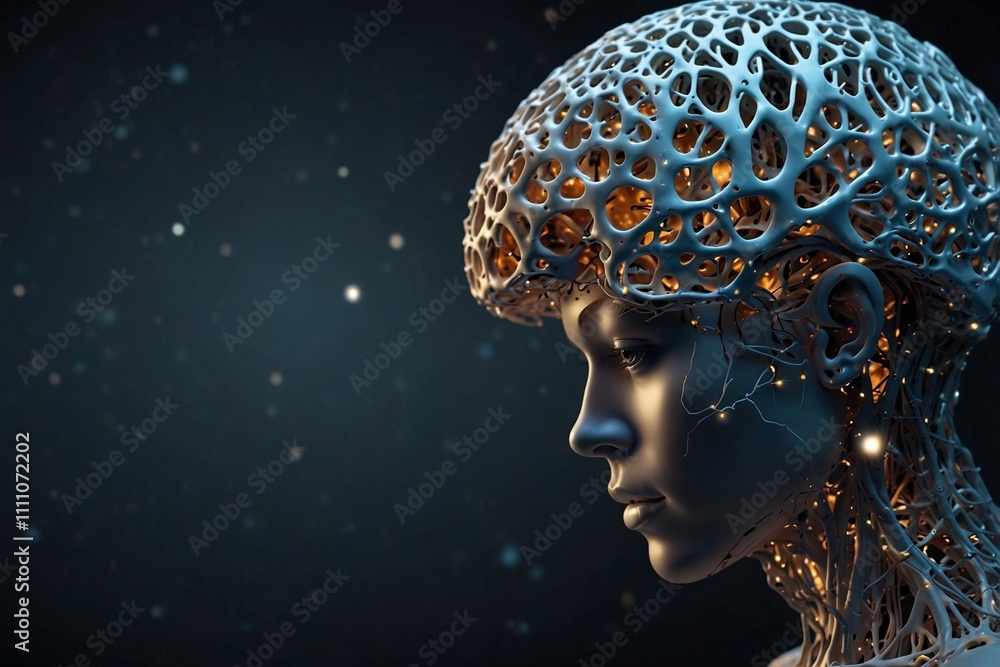 A neural network connected to the human brain, symbolizing artificial intelligence, with vibrant light effects highlighting complex neural connections A neural network connected to the human brain, symbolizing artificial intelligence, with vibrant light effects highlighting complex neural connections