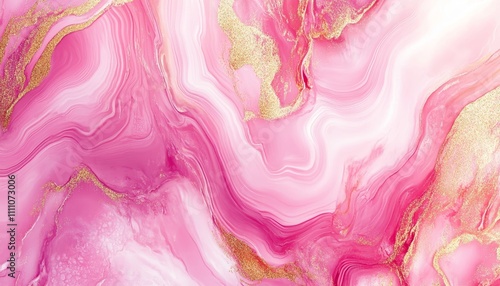 Pink Background Texture Pattern with Soft Flowing Marble Effect