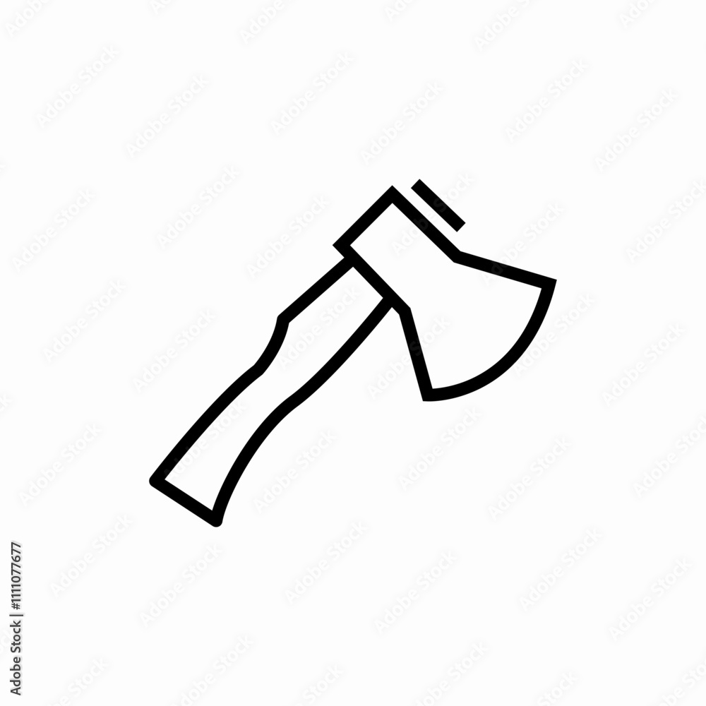 axe hatchet icon sign vector axe hatchet icon sign vector