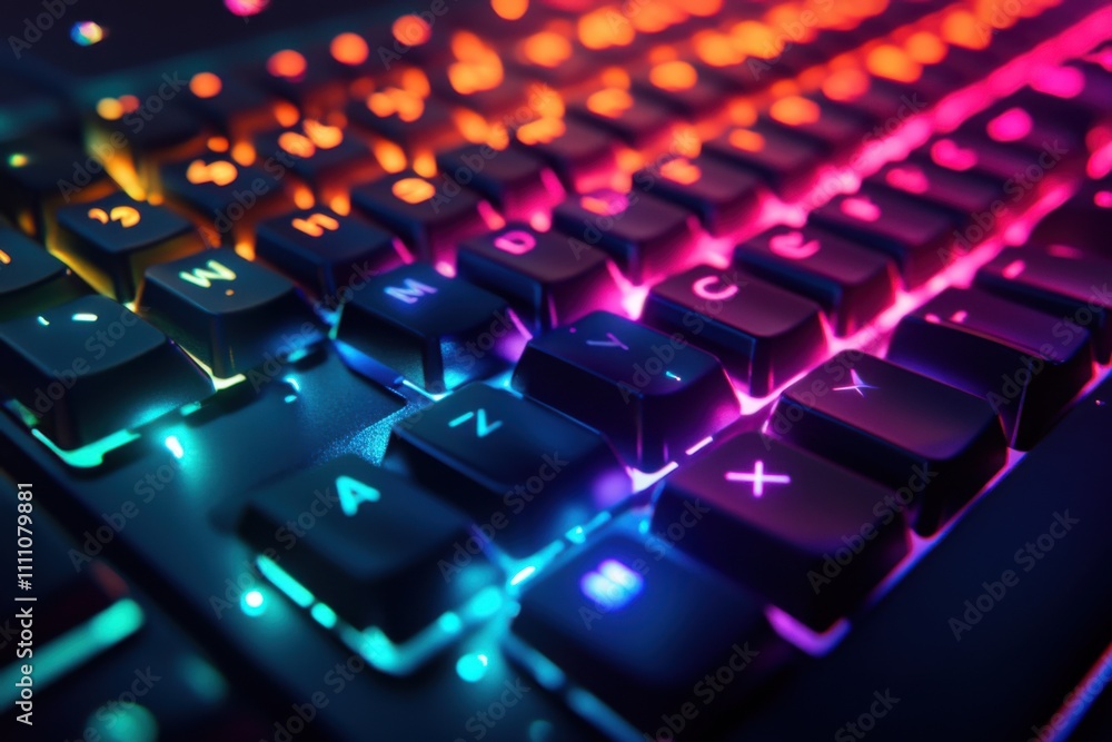 Obraz premium keyboard close up