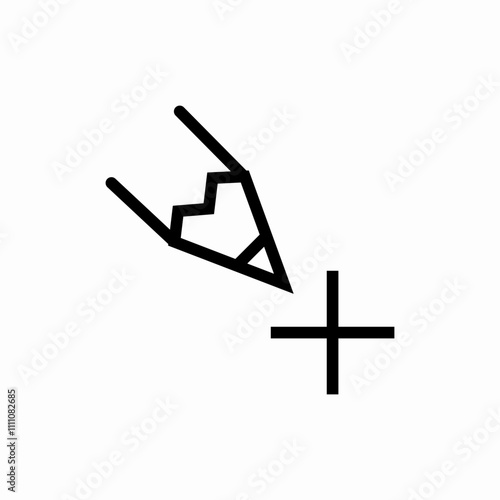 edit add information icon sign vector