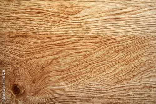 Detailed close-up of a wooden chopping board with visible grain patterns, highlighting craftsmanship and natural texture photo