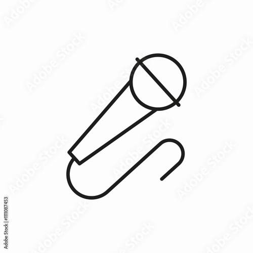 microphone record music icon sign vector