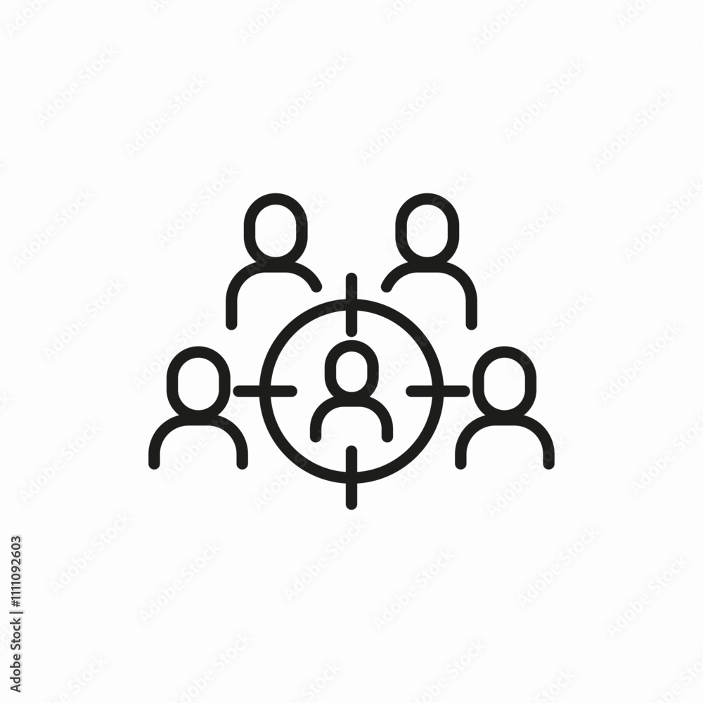 headhunting related icon sign vector headhunting related icon sign vector