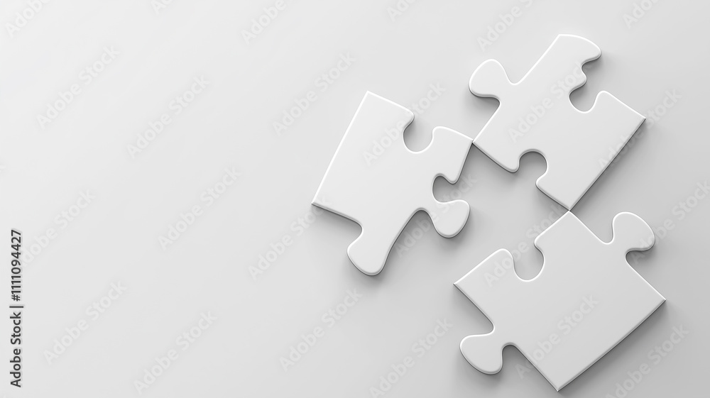 puzzle pieces on a white background. puzzle pieces on a white background.