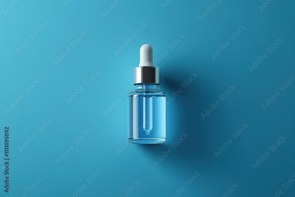 A close-up of nasal drops in a clean and simple arrangement. A clear representation of medical treatment. Banner with space for text. A close-up of nasal drops in a clean and simple arrangement. A clear representation of medical treatment. Banner with space for text.