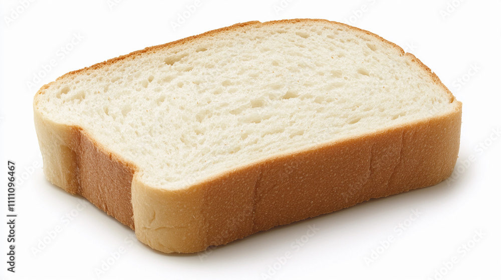 Sliced white bread resting on a clean surface Sliced white bread resting on a clean surface