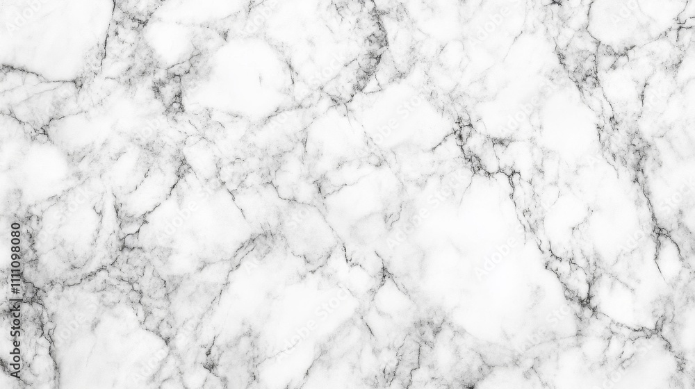 White Marble Surface with Intricate Veining White Marble Surface with Intricate Veining