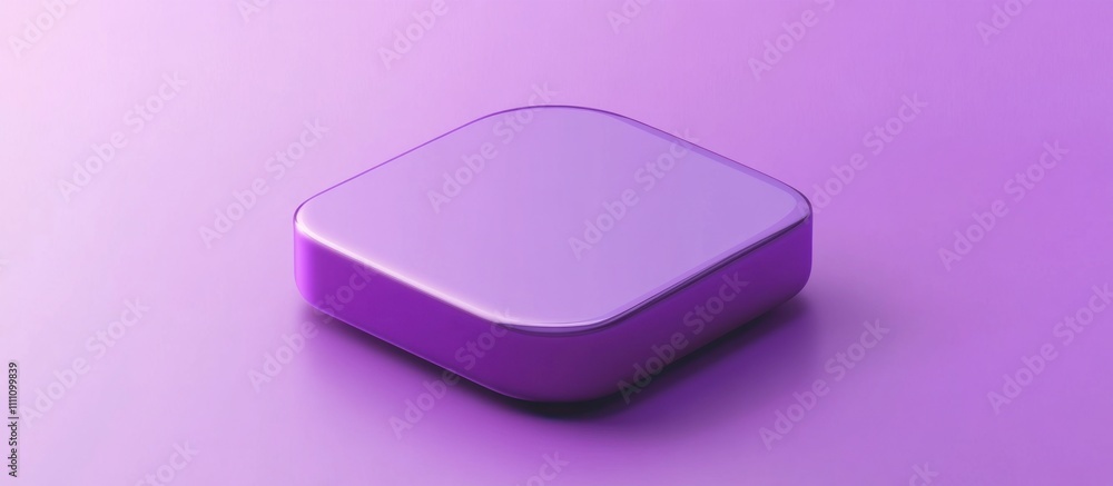 Abstract Purple 3D Render: Sleek, Modern, and Minimalist Design Element Abstract Purple 3D Render: Sleek, Modern, and Minimalist Design Element
