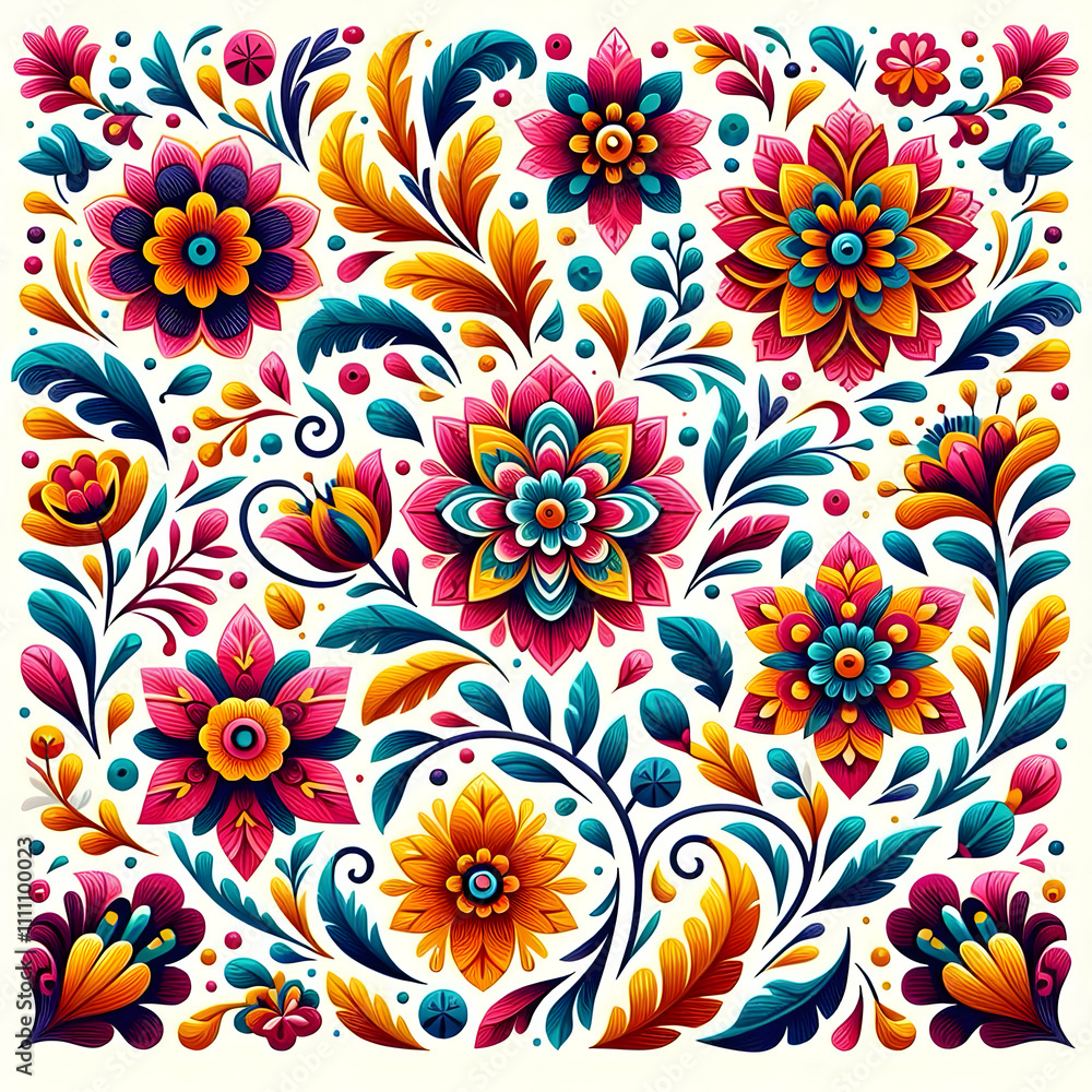 abstract seamless flower pattern abstract seamless flower pattern