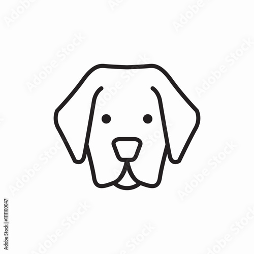 dog animal pet icon sign vector