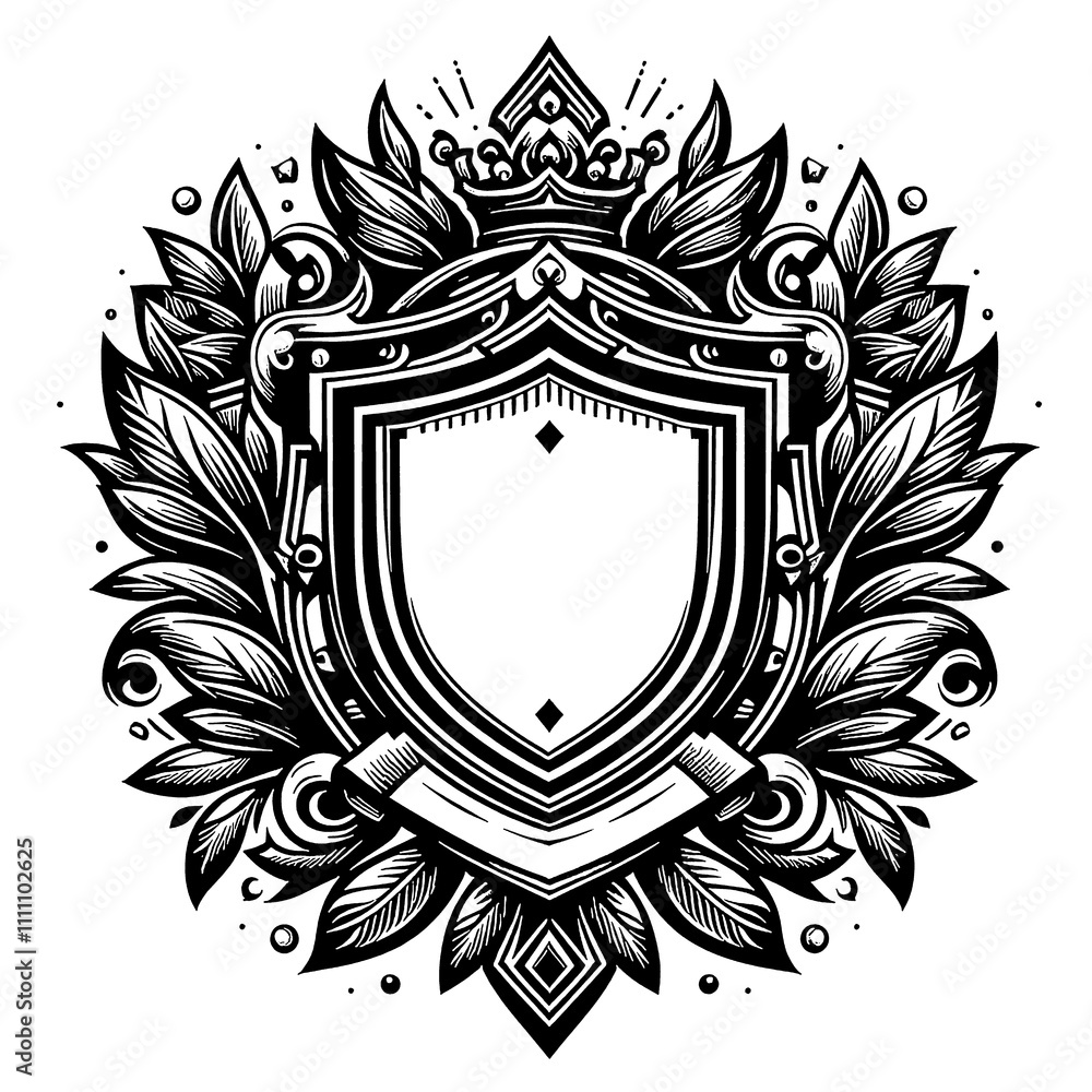 shield frame vector black and white shield frame vector black and white