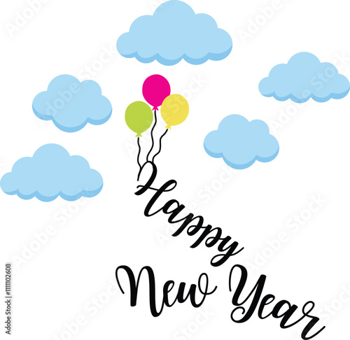 Happy New Year Text Effect Design 