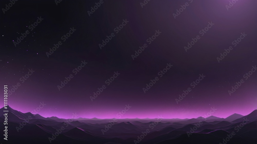 Vibrant abstract landscape with purple hues and starry night sky creating a surreal backdrop for desktop wallpaper Vibrant abstract landscape with purple hues and starry night sky creating a surreal backdrop for desktop wallpaper