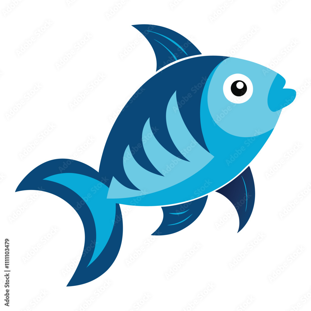 Obraz premium a captivating fish illustrations on a white background