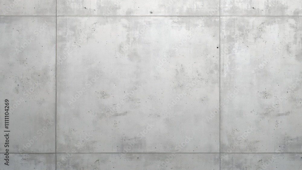 Fototapeta premium Light Gray Concrete Wall Texture, Wooden Formwork Imprints