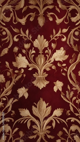 Luxurious Dark Red Velvet Texture for Elegant Background Designs