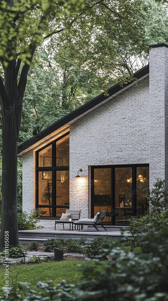 Architecture Brick House White Brick Facade Architecture Brick House White Brick Facade