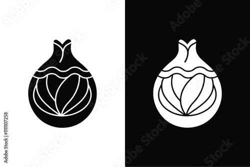 Kimchi icon vector on White Background ,Vector Art Illustration on white background.