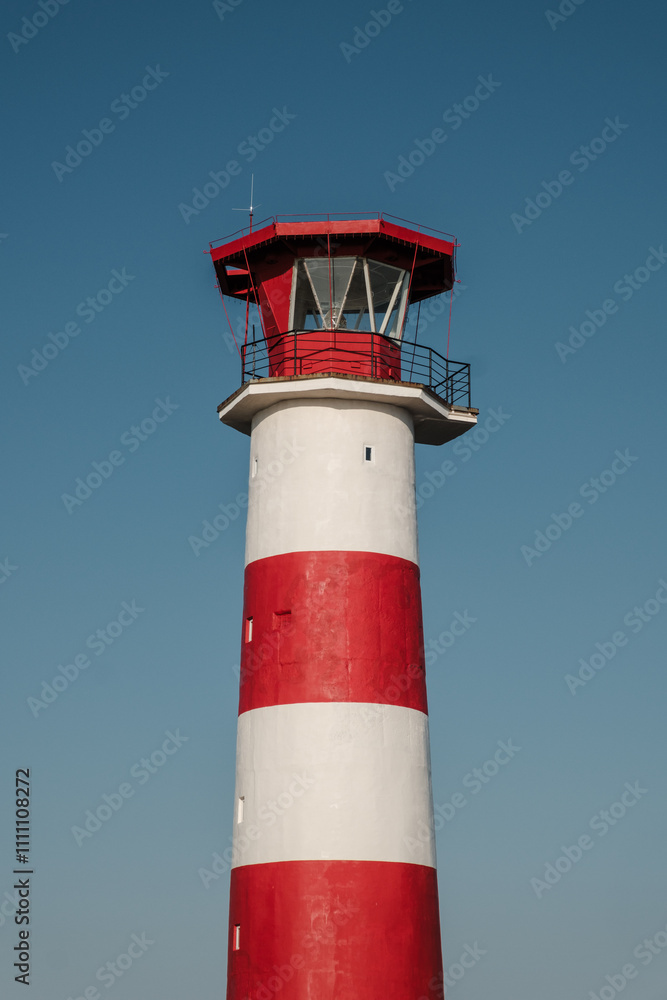 Lighthouse on the White Sea coast in Kashkarantsy Lighthouse on the White Sea coast in Kashkarantsy