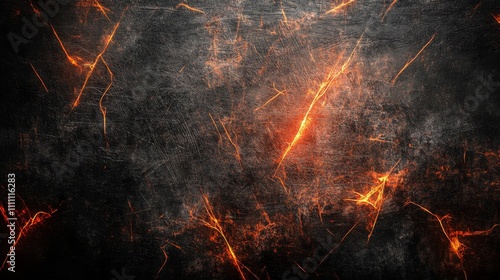 Dark Texture with Burning Crack, abstract, texture, fire, lava, background, design