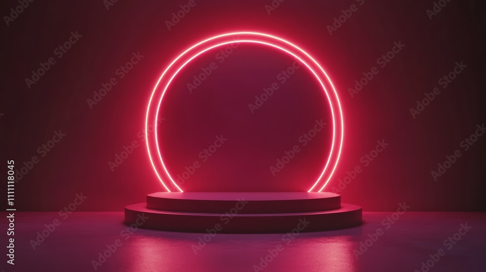 Presentation podium background with light glow. Presentation podium background with light glow.