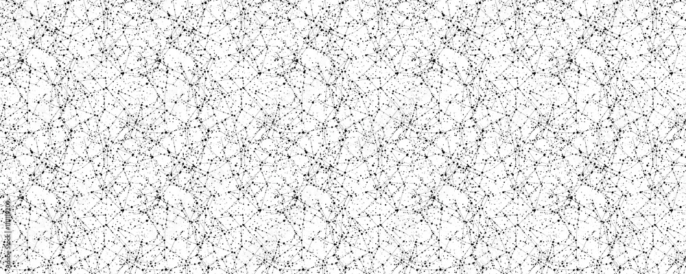 seamless pattern of Abstract black white network connection dots lines pattern design technology background seamless pattern of Abstract black white network connection dots lines pattern design technology background