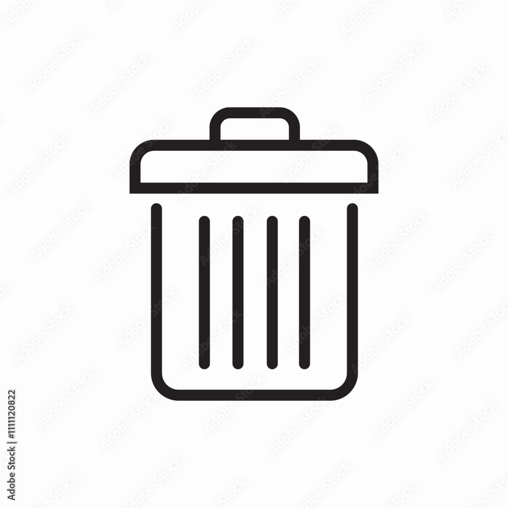 delete recycle bin icon sign vector delete recycle bin icon sign vector