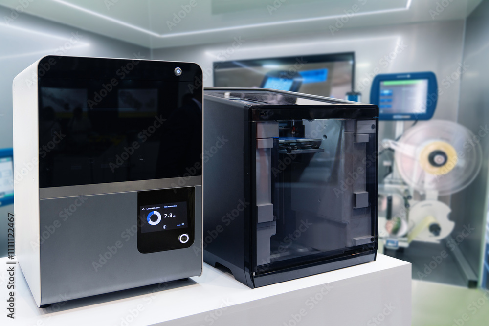 3D ptinters in the laboratory. 3D printing technology 3D ptinters in the laboratory. 3D printing technology