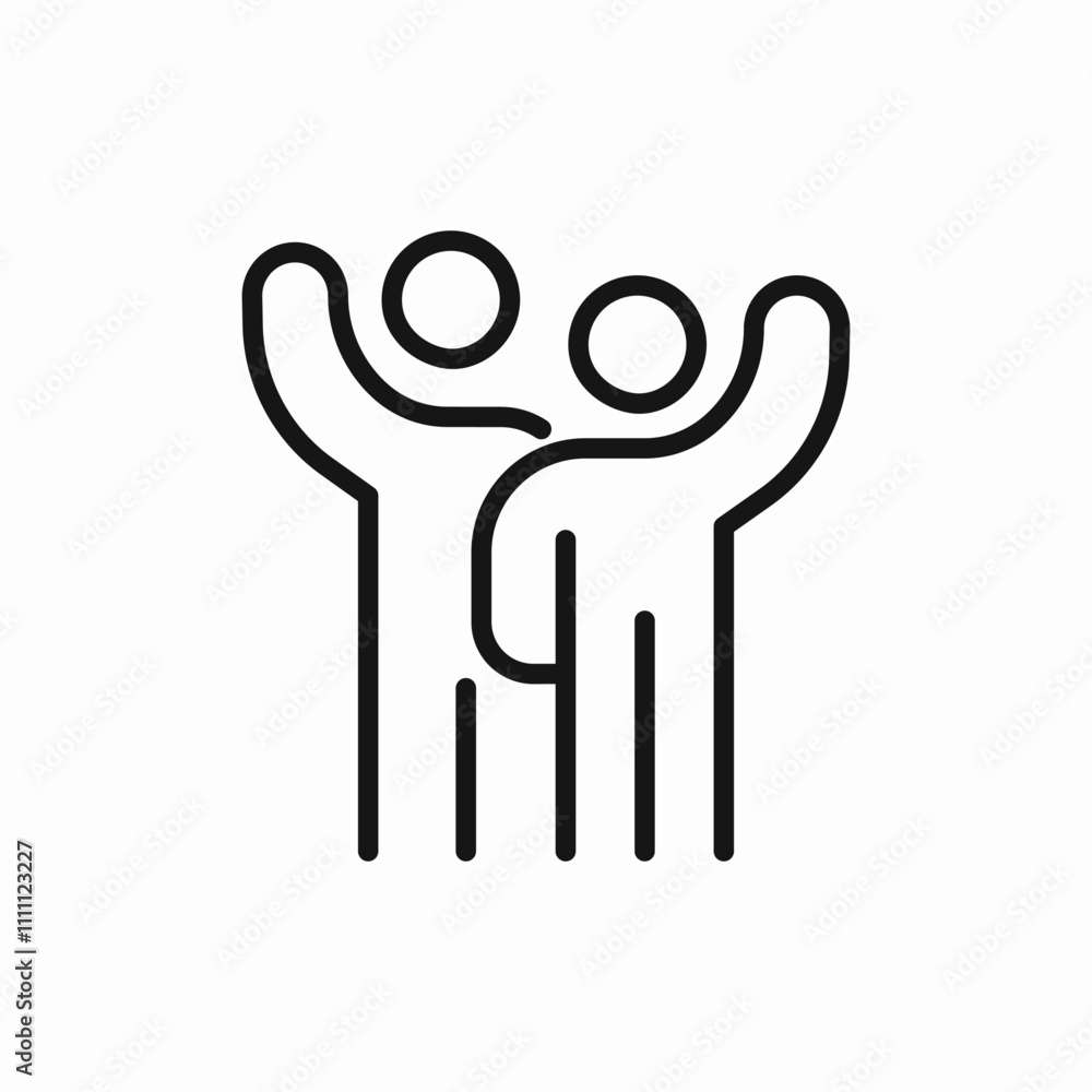 wave hand greeting icon sign vector wave hand greeting icon sign vector