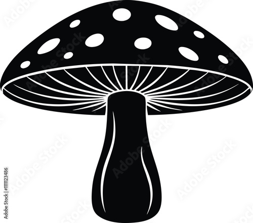 Simple Mushroom Design Vector