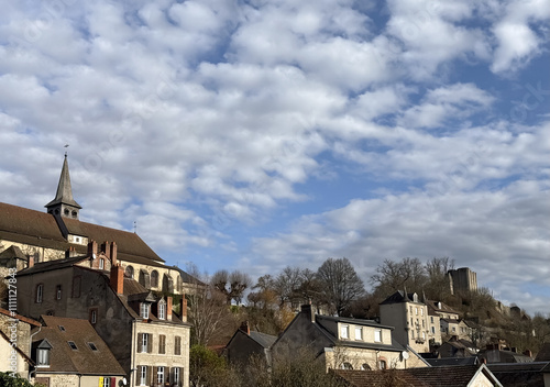 Ville d'Aubusson en hiver photo