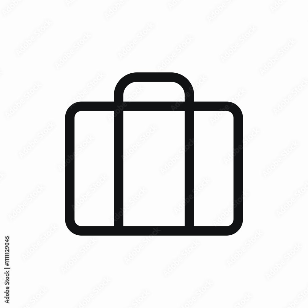 luggage baggage handbag icon sign vector luggage baggage handbag icon sign vector