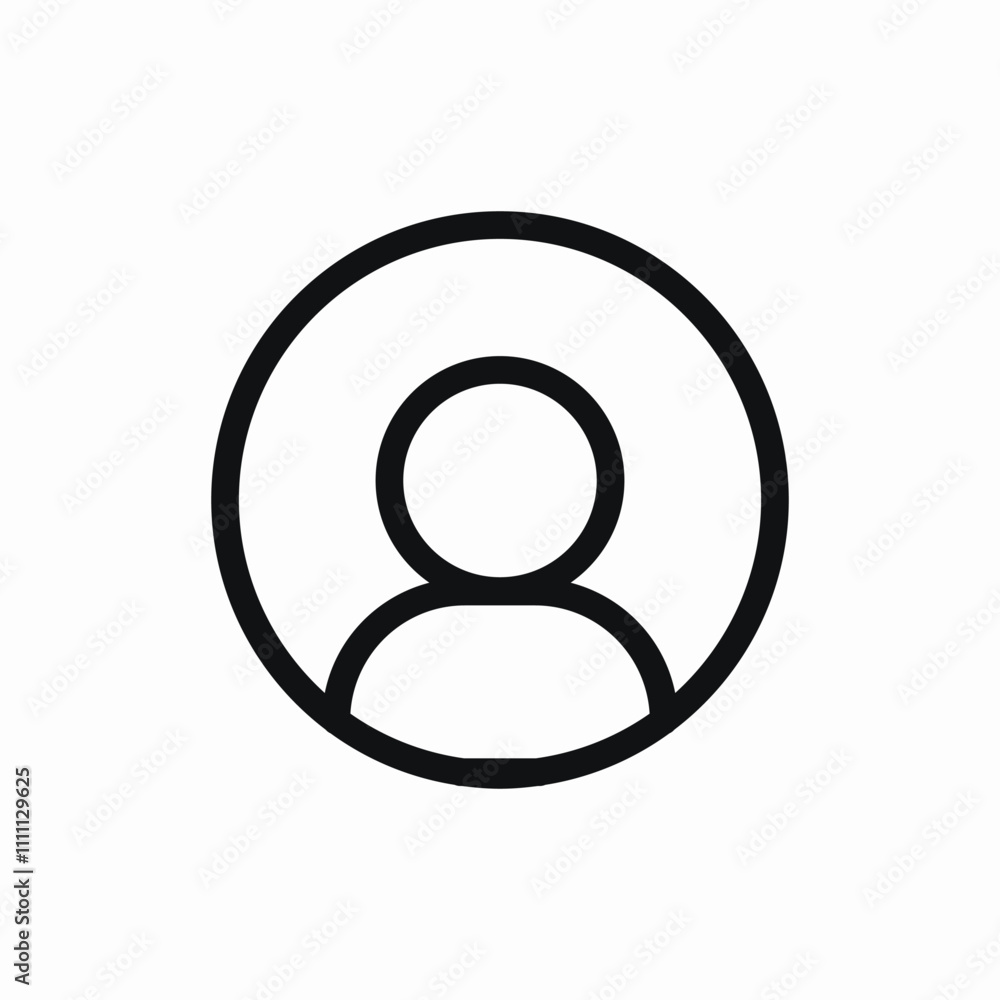 user profile icon sign vector user profile icon sign vector
