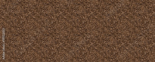 seamless pattern of Dark brown wood chips texture background autumnal earthy tones nature  