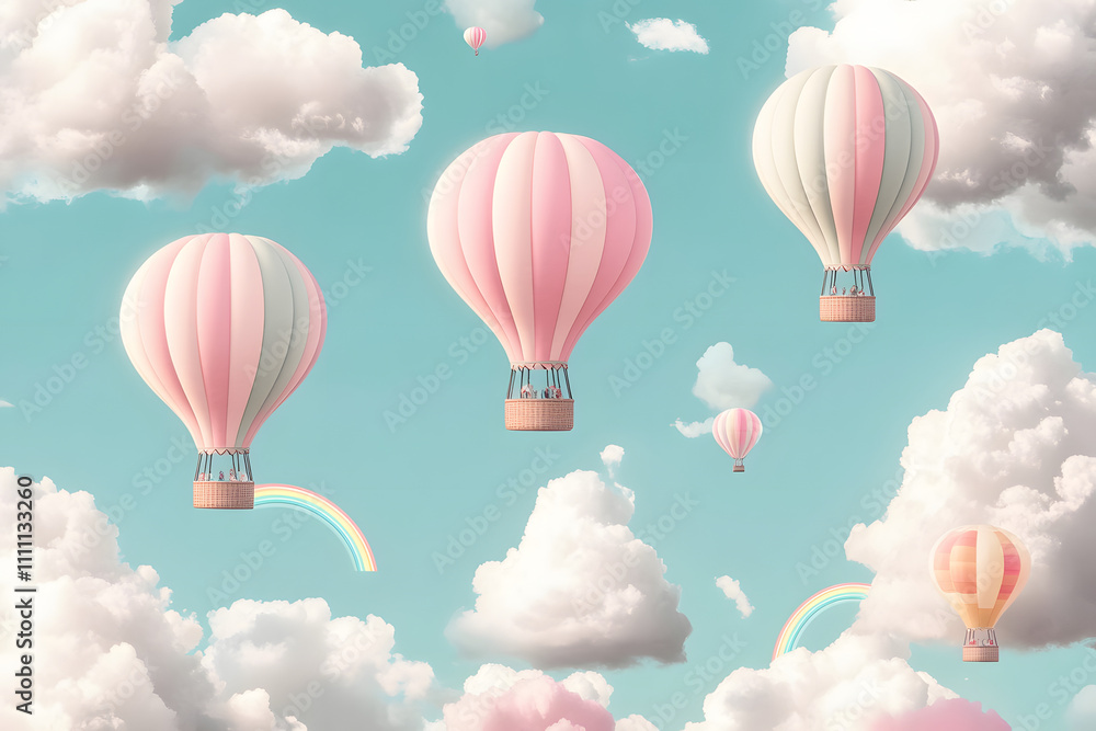 Obraz premium air balloons