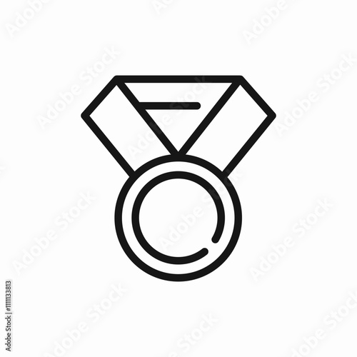 medal award icon sign vector