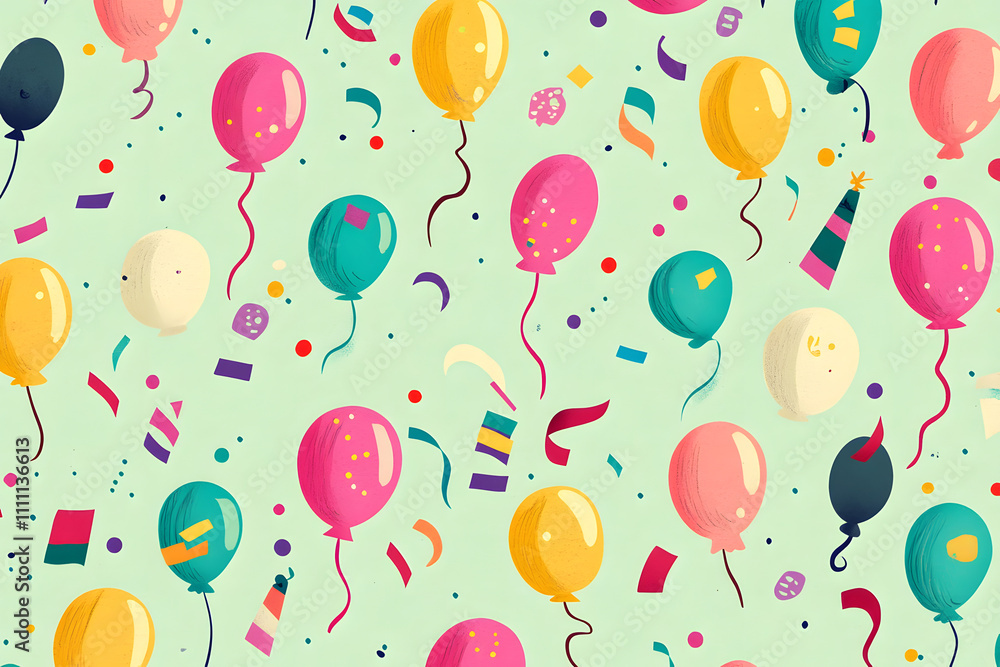 balloons seamless pattern balloons seamless pattern