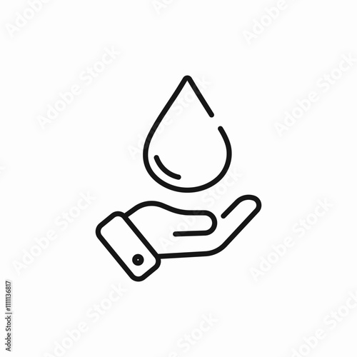 water care icon sign vector