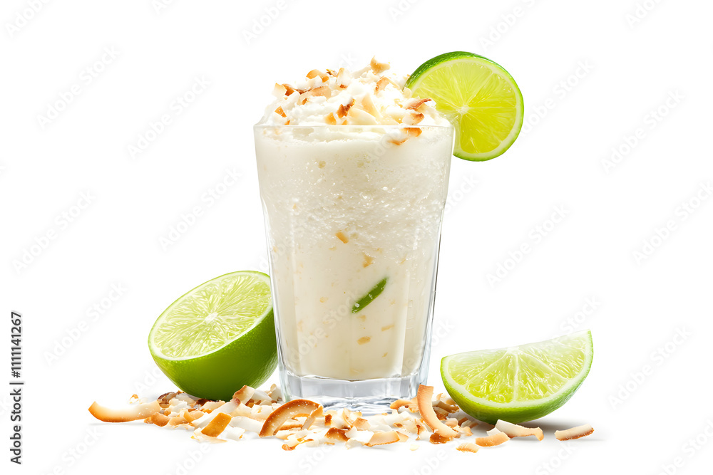 Fototapeta premium mojito cocktail isolated on white background