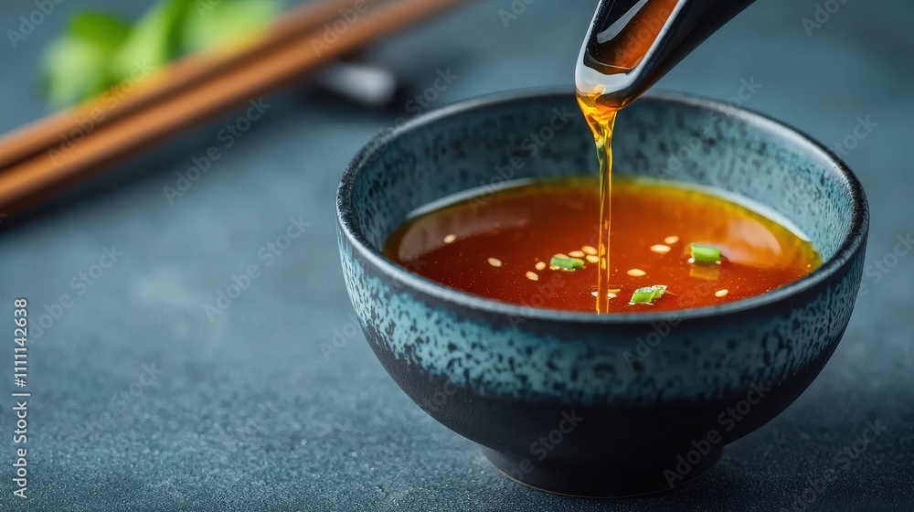 Savoring spicy asian soup cozy kitchen food modern environment close-up view culinary delight Savoring spicy asian soup cozy kitchen food modern environment close-up view culinary delight