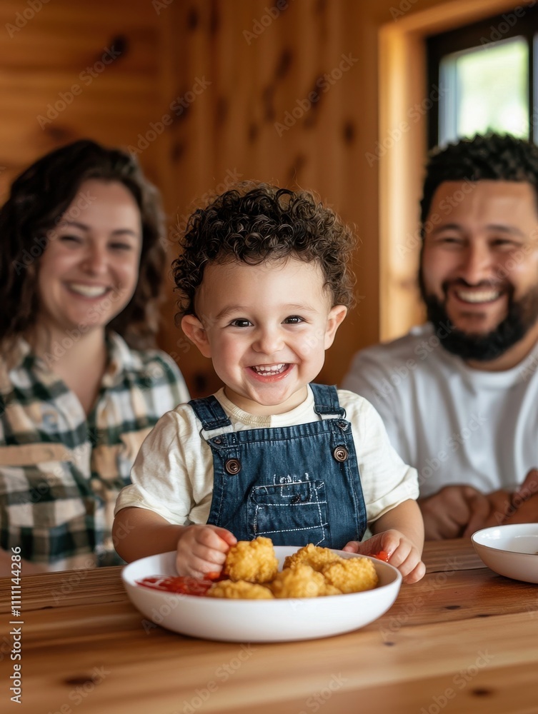 Family enjoying delicious homemade meal cozy kitchen candid portrait warm atmosphere joyful experience Family enjoying delicious homemade meal cozy kitchen candid portrait warm atmosphere joyful experience