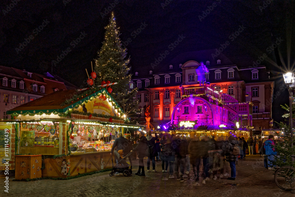 Weihnachtsmarkt Heidelberg, Weihnachtsbaum Weihnachtsmarkt Heidelberg, Weihnachtsbaum