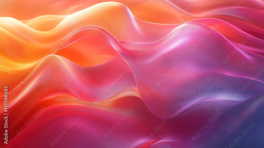 Obraz premium An abstract holographic pattern with layered textures and dynamic light refractions creating a luxurious look