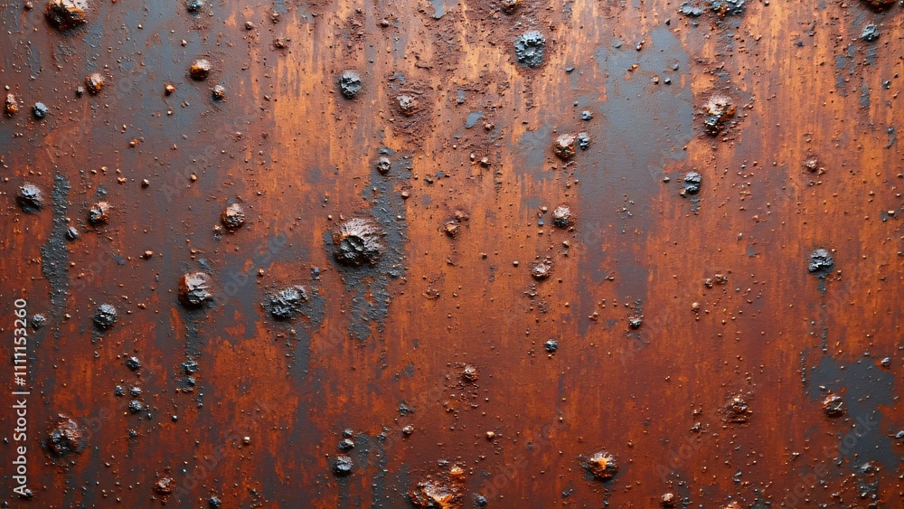 Rusty Red-Brown Metal Texture, Scratched, Worn Surface Detail Rusty Red-Brown Metal Texture, Scratched, Worn Surface Detail
