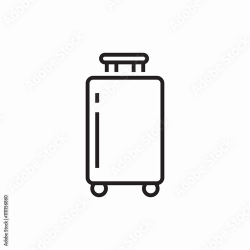 bag baggage icon sign vector