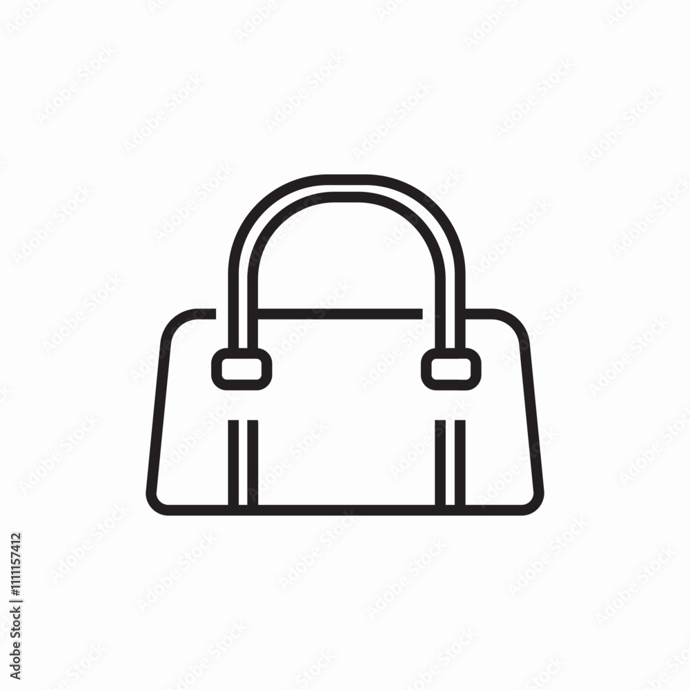 luggage handbag bag icon sign vector luggage handbag bag icon sign vector